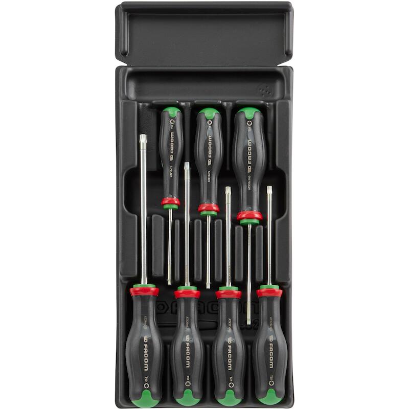 MODULE TOURNEVIS PROTWIST   MOD.ATXPB   (7PC)FACOM