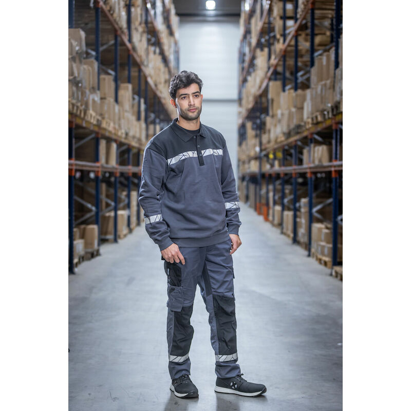 SWEATSHIRT POLO             7100 BL/NO  5XL PROJOB