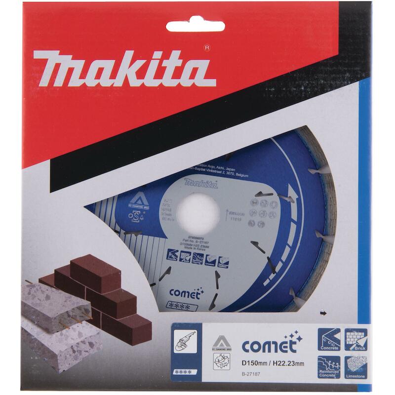 DIAMANTSCHIJF 150 MM, COMET RAPIDE, DROOG EN NAT - B-27187 - MAKITA