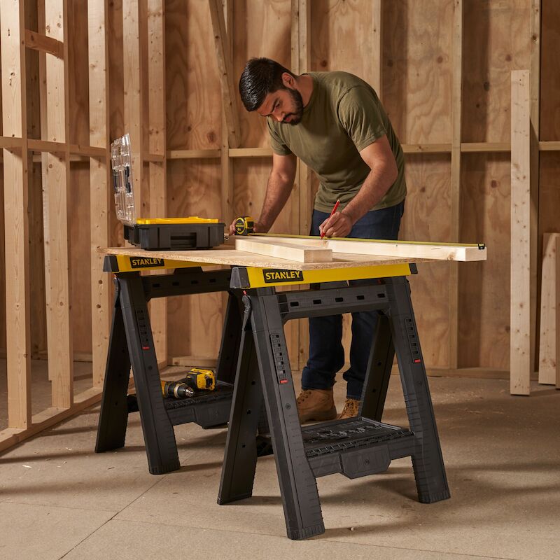 Stanley - Adjustable sawhorse - STST1-70559 - 450 kg - Pair - 02510344
