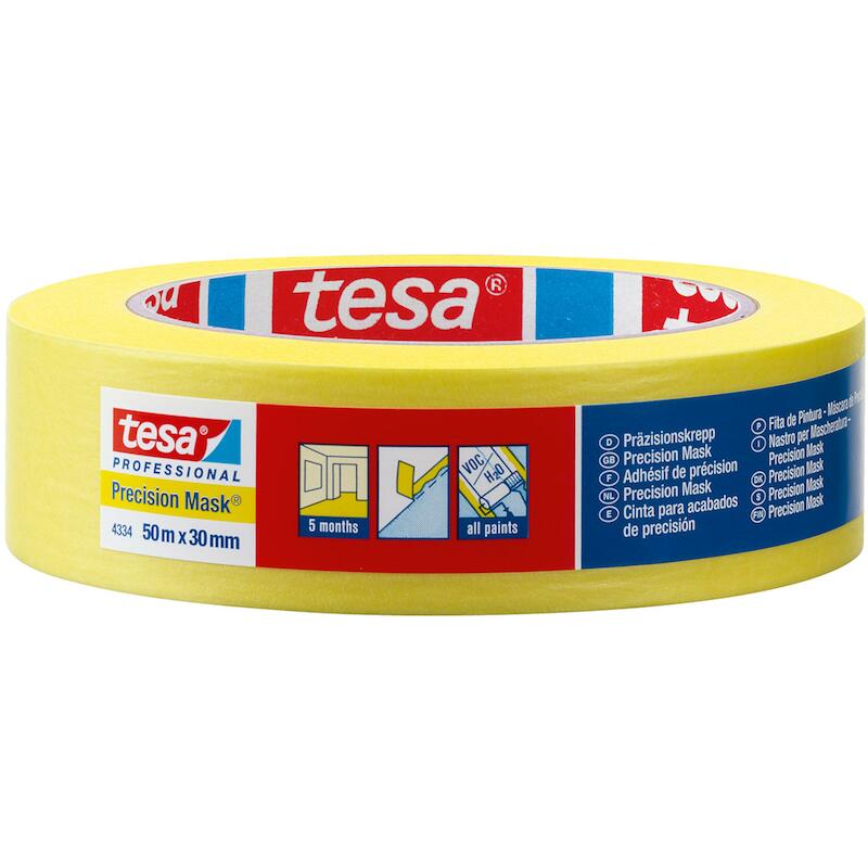 RUBAN ADH.TESAKREPP JAUNE   4334  50MM X 50M  TESA