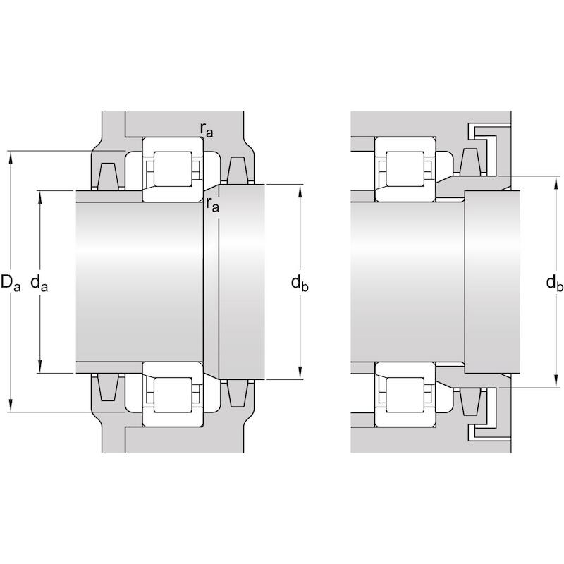 CILINDERLAGER - SKF NJ 306 ECP/C4