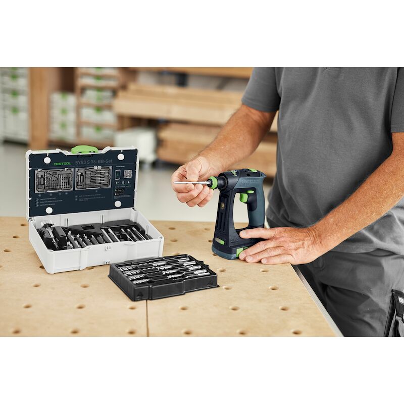 BIT- EN BORENSET SYS3 S 76-BB-SET - 578119 - FESTOOL