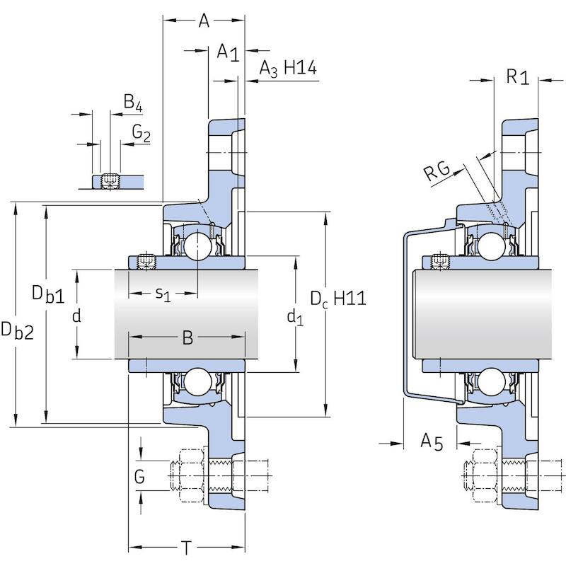 Y-FLENSLAGERBLOK - SKF FYTB 40 TF