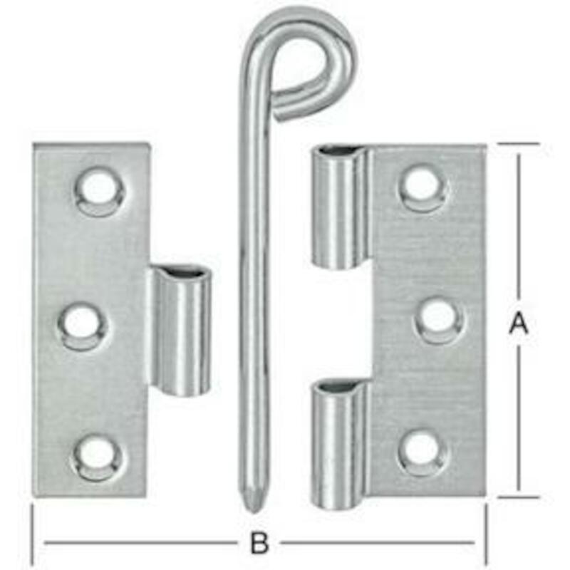 SCHARNIER/KULISSE RINGSTIFT DIN 56923 70X55  GALV