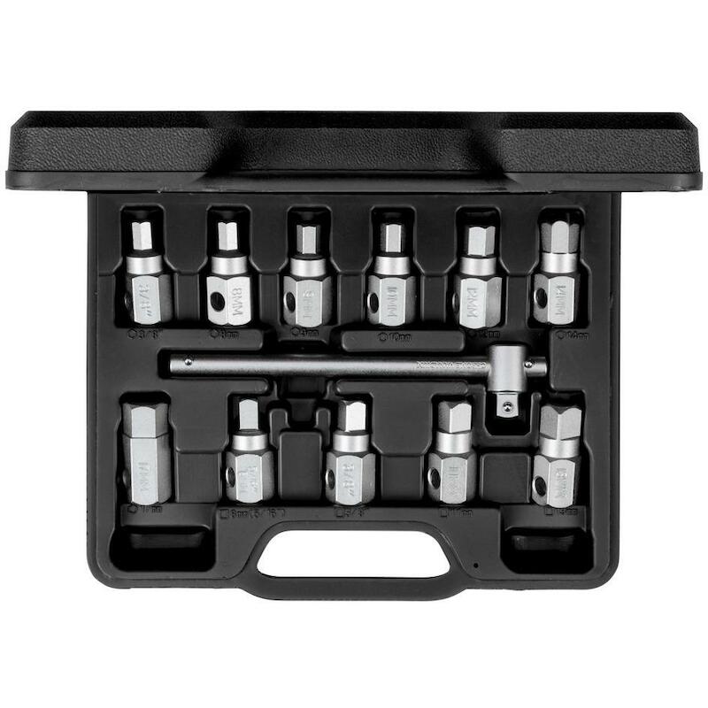 OLIE-AFTAPDOPSLEUTELSET 3/8 R1555 (12ST)GEDORE RED