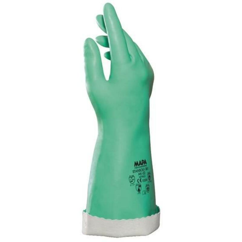 GANT NITRILE VERT 35,5CM    ULTRANITRIL 381 9 MAPA