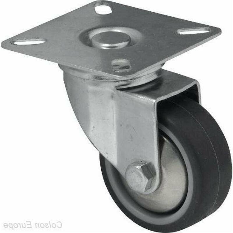 ROUE PIVOT.PP/CAOUTCH.50MM  JDPE 0501 1001 - 40KG