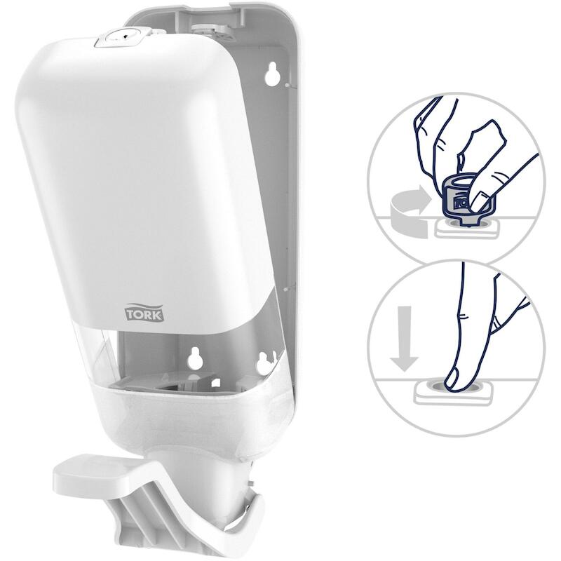 DISP.ZEEP/HANDDESINFECTIE   564100 - WIT      TORK