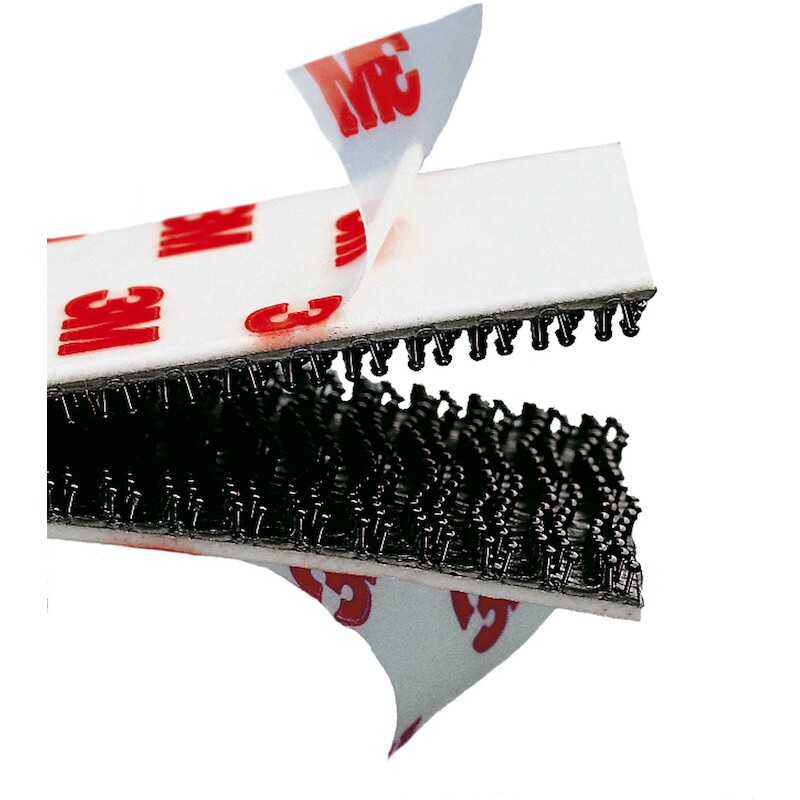 3m - Reclosable fastener - Dual Lock SJ3540 - Black - Self-adhesive - 25 mm x 2.5 m - 5.7 mm - 02960102