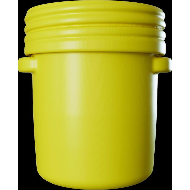 FÛT + COUVERCLE HDPE 75,7L  EDR16500YL JAUNE EAGLE