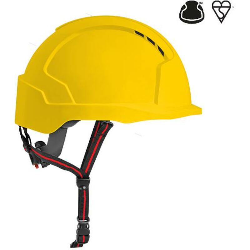 CASQUE VENT.+ROUE À ROCHET  EVOLITE SKYWORK.JAUNE