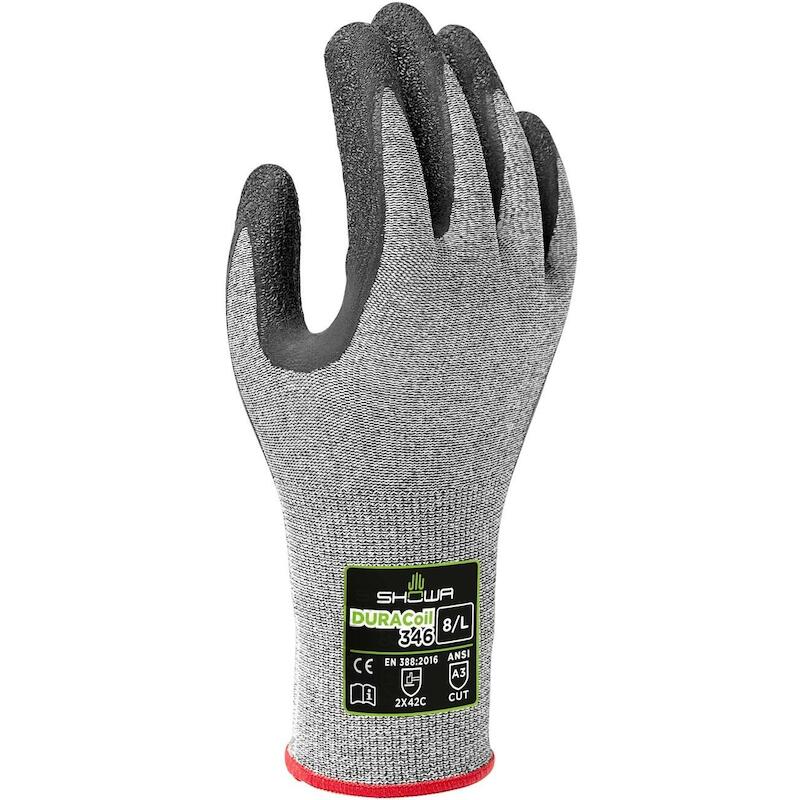 HANDSCHOEN - SHOWA 346 - GRIJS L=220 - 260 MM 6