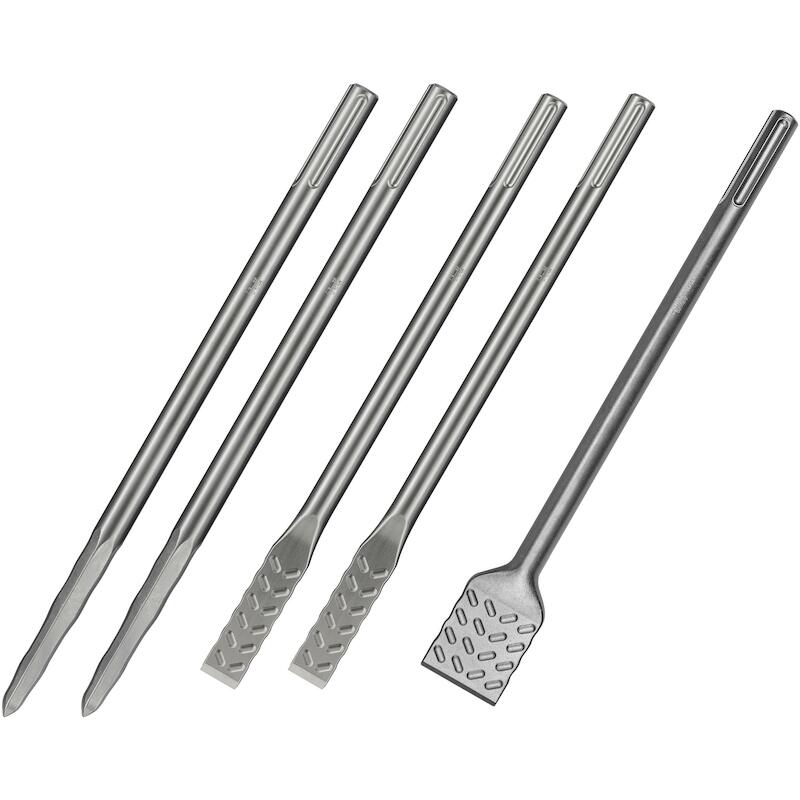 ENSEMBLE DE CISEAU SDS-MAX / PREMIUM, 5 PIÈCES - E-20236 - MAKITA