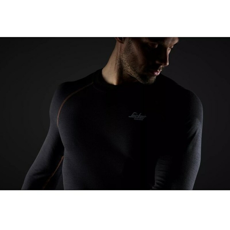 MAILLOT MANCHES L. THERM.   9483 NOIR    3XL SNICK