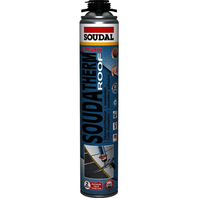 PU-SCHUIMLIJM 800ML    SOUDATHERM ROOF 250  SOUDAL