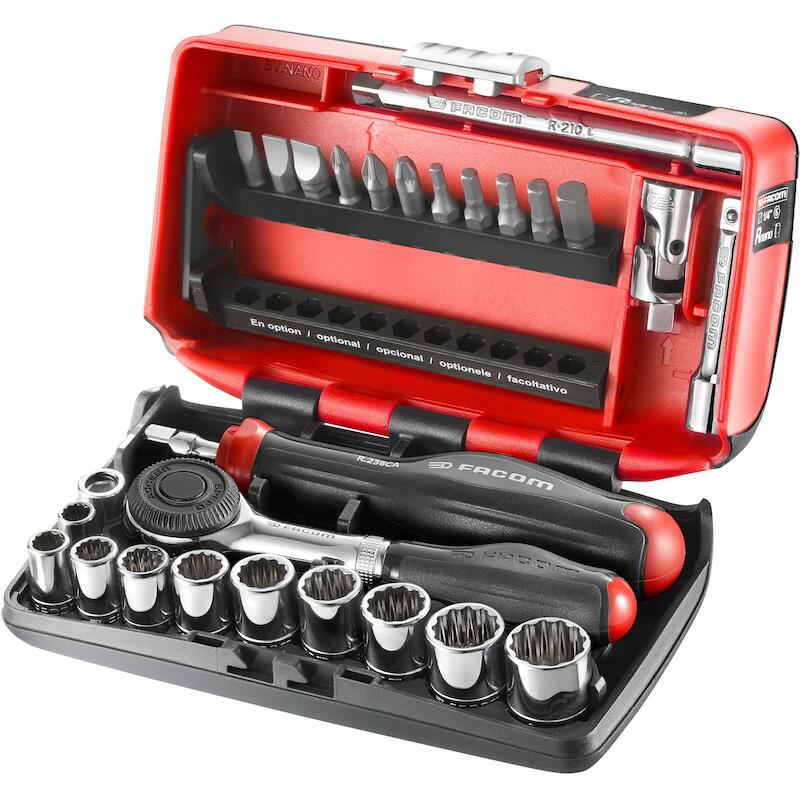 COFFRET CLIQUETS (12PANS) 1/4 R.360NANO-U112 FACOM