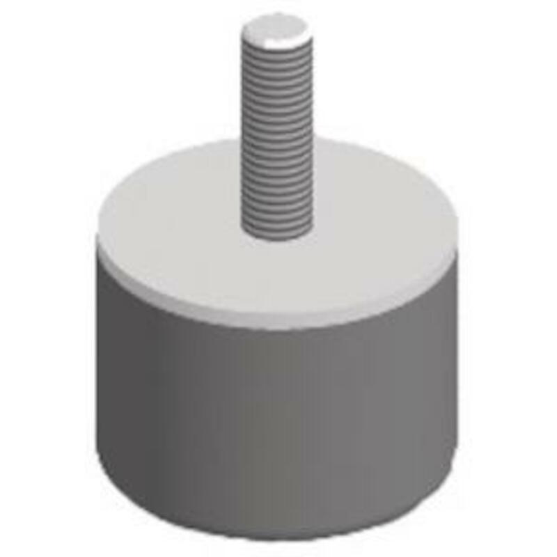 Anti-vibration buffer - type s - M8 - 55 Shore - ø 30 x 28.5 mm - 19070023