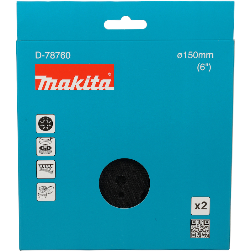 PADBESCHERMER 150MM         D-78760   (2ST) MAKITA
