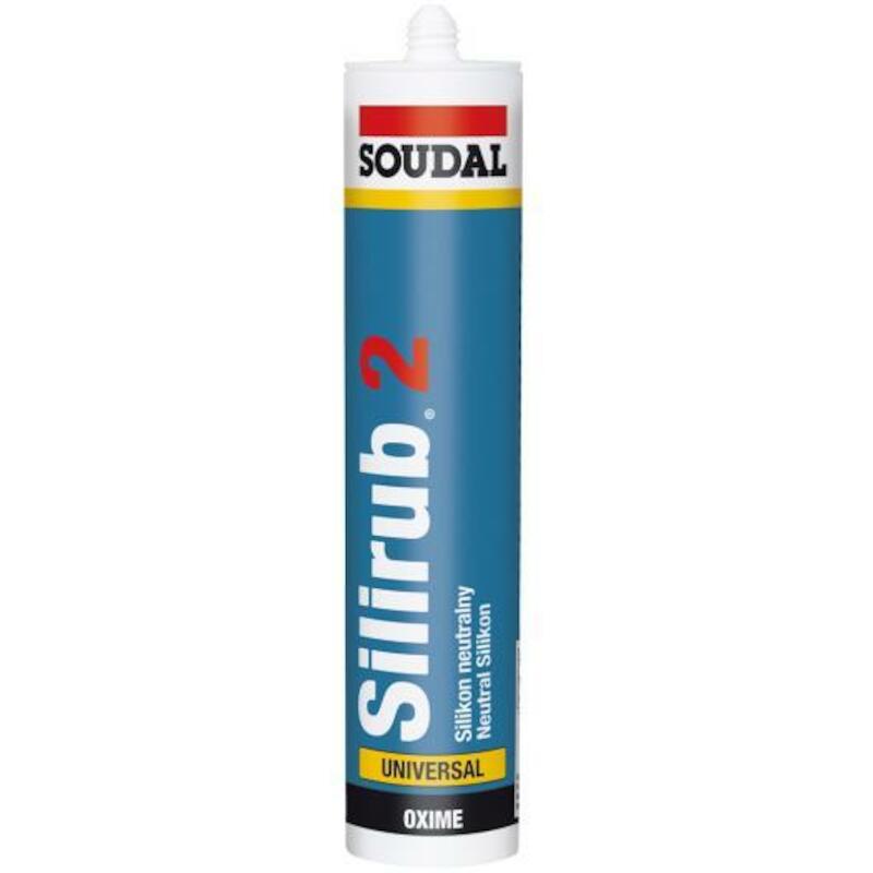 SILICONE BLANC        300ML SILIRUB 2       SOUDAL