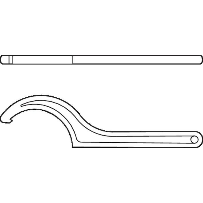 CLÉ À CROCHET               40 45-50 (L=205)GEDORE