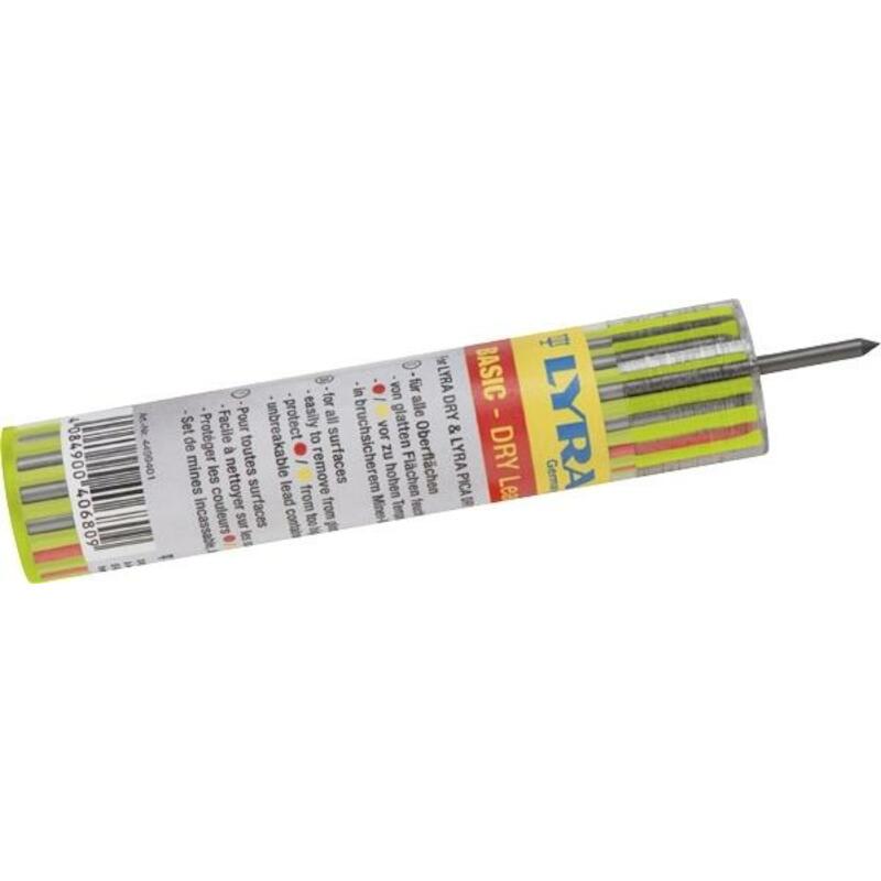RECHARGE DRY MARKER(12PCS) BASIC JAUNE        LYRA