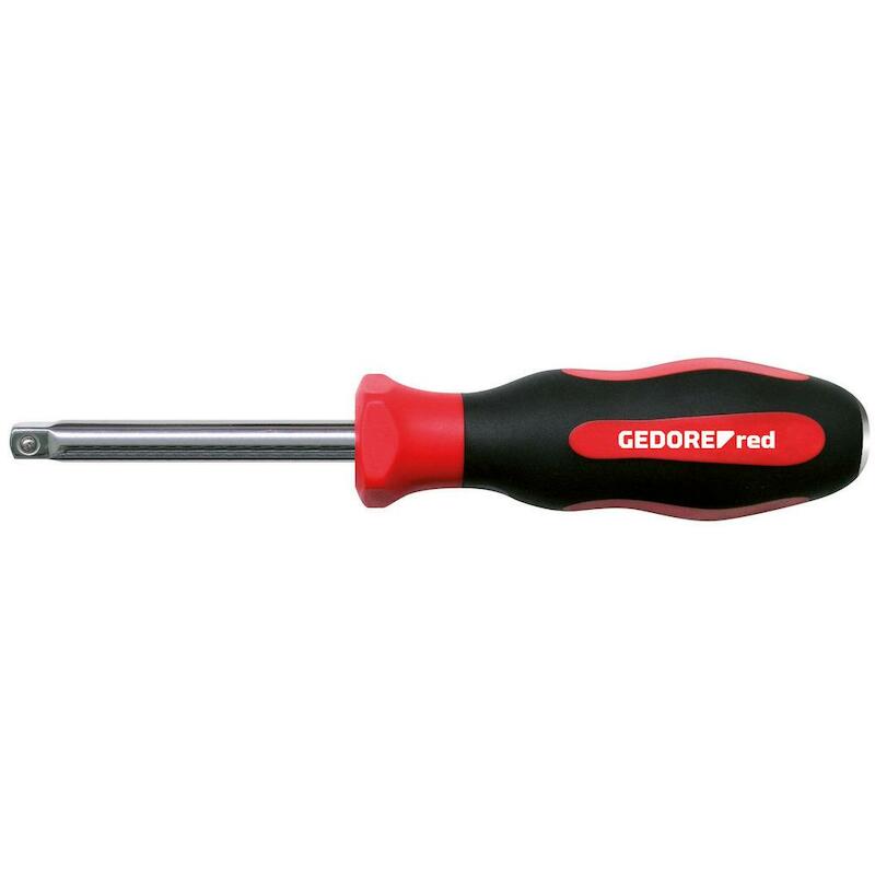 VIERKANTSTEEKGREEP 1/4"     R3895       GEDORE RED