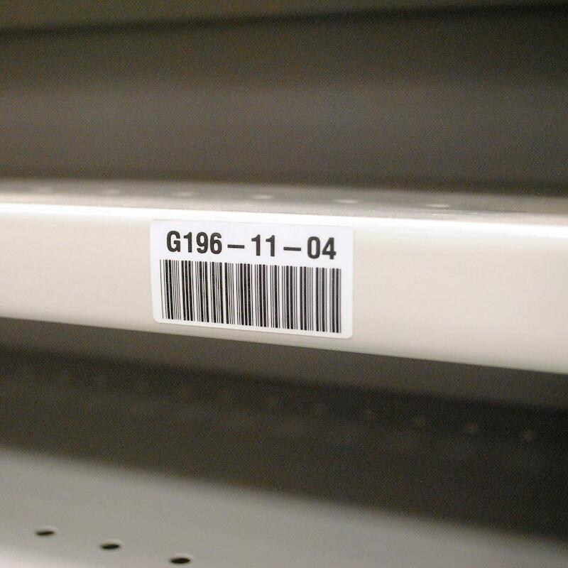 ÉTIQUETTE POLYESTER BL.(250)M6-19-423  25,4X25,4