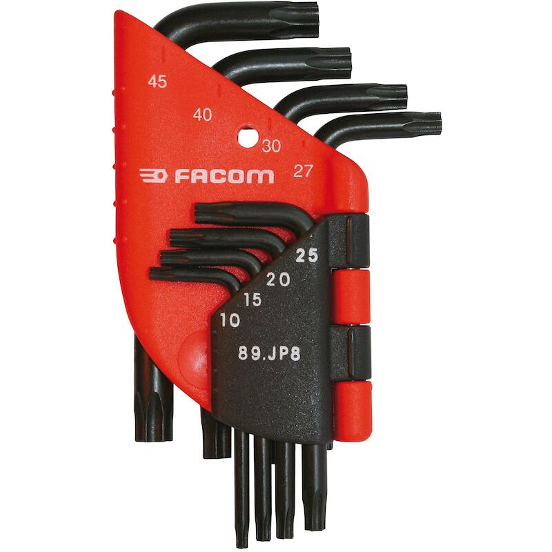 INBUSSLEUTELSET TORX (6ST)  89.JP6 TX10-TX40 FACOM