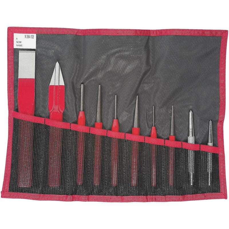 JEU DE CHASSE CLOUS/BURINS  247.265JT10 (10PCS)FAC