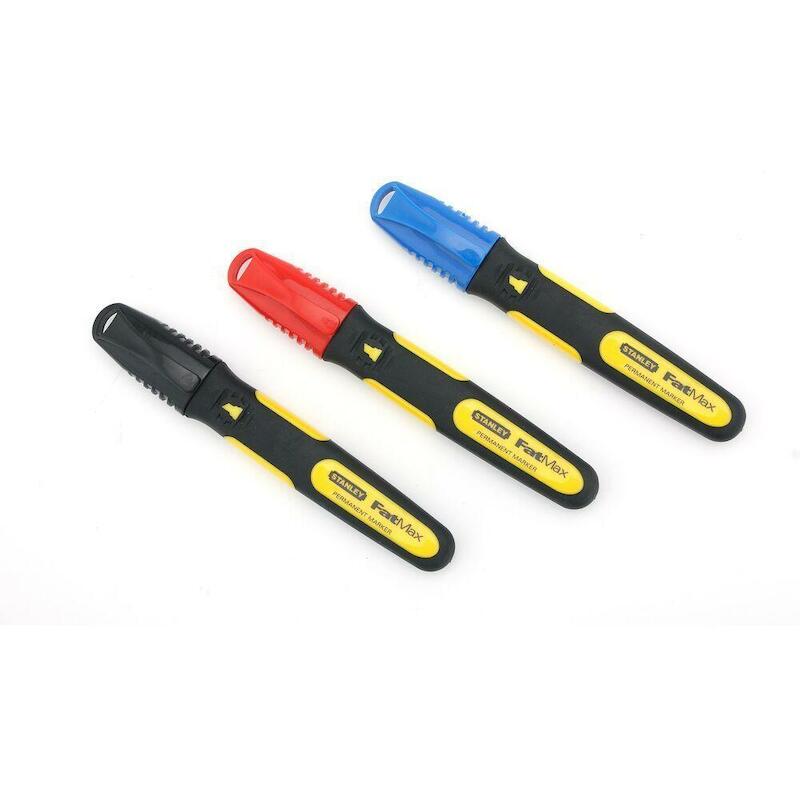 Stanley - Jeu de marqueurs - Fatmax - Rouge / noir / bleu - 3 pièces - 0-47-315 - 02603046