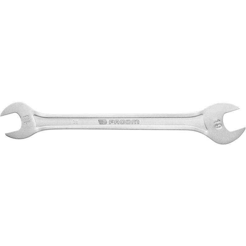 Facom - clé à fourche double extra-plate - 31.16X17 - 16 x 17 mm - 250 mm - 41291945