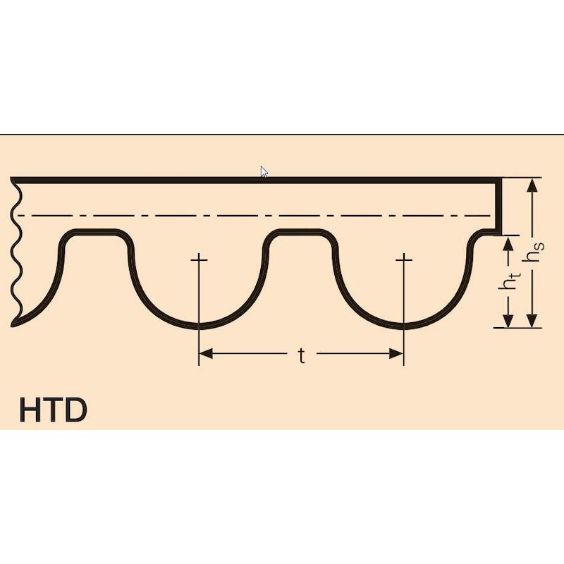 TANDRIEM - CONTI SYNCHROFORCE CXP HTD 8M - 2400 B=30 MM