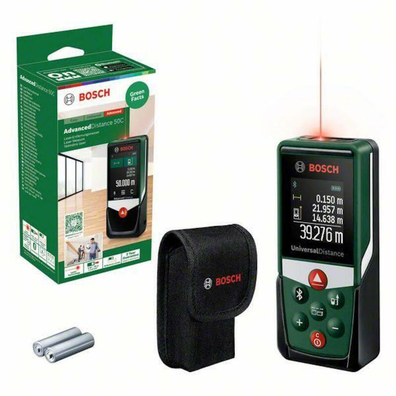 LASERAFSTANDSMETER 50M      UNIDISTANCE 50C 2XAAA