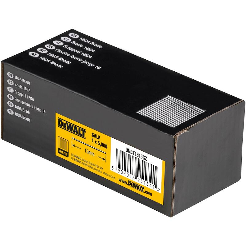 SPIJKER Z/KOP ZN GA18 15MM  DNBT1815GZ(5000ST)DEWA