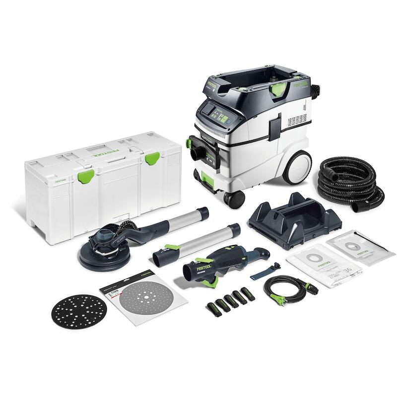 Festool - Long-reach sander and dust extractor set - Planex lhs 2 225 EQI/CTL 36-SET - ø 225 mm - 08115452