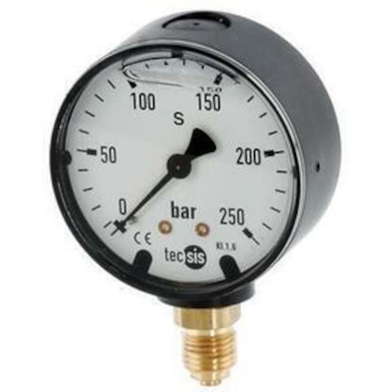 MANOMETRE 1/4"OA D63-0/250BAR          ABS GLYC.