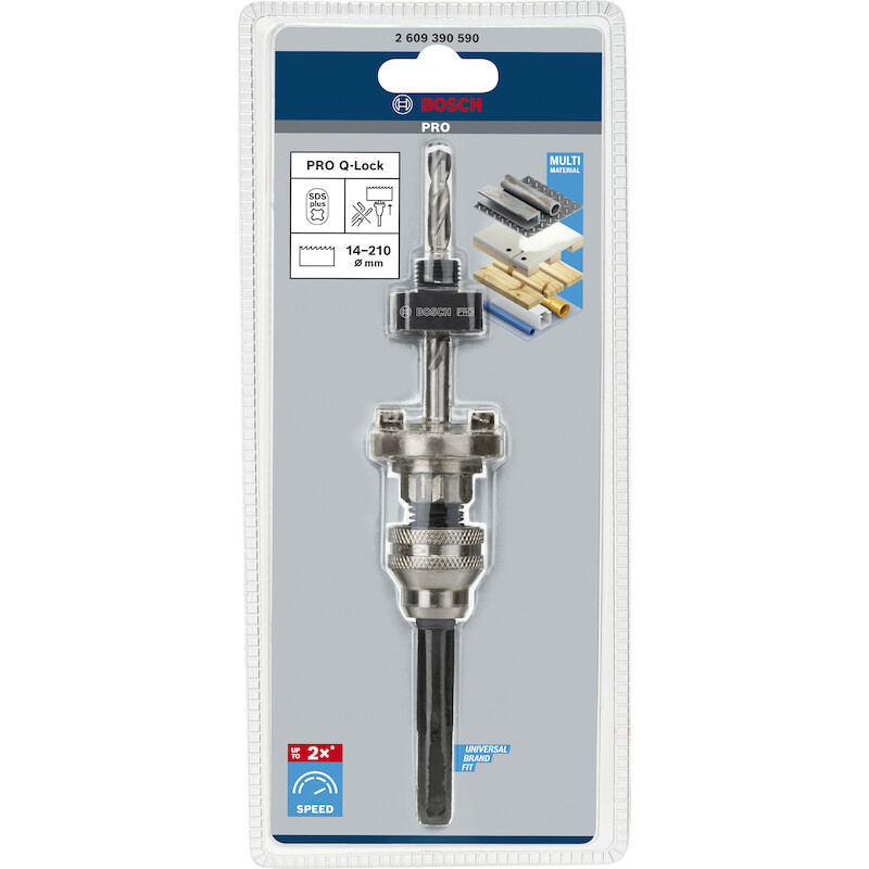 PORTE SCIE TRÉPAN 14-210MM  2609390590 SDS+  BOSCH