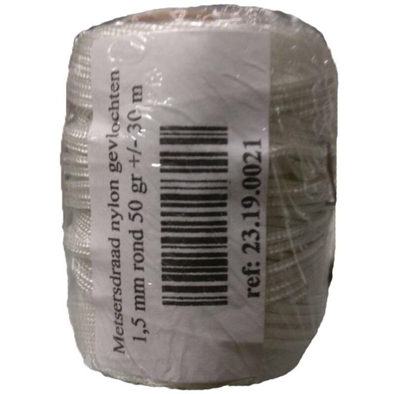 METSERSKOORD NYLON 1,5 MM 30 MTR