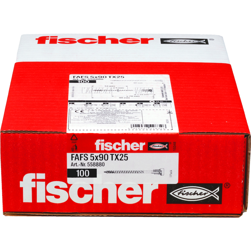 STELSCHROEF FAFS 5X90MM     558880         FISCHER