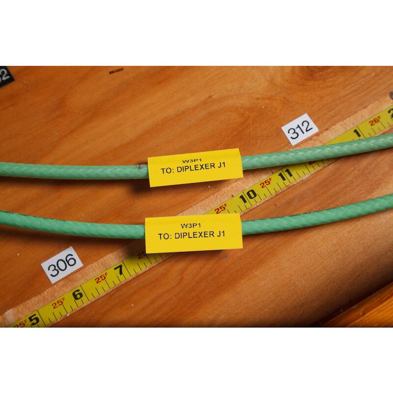 KRIMPKOUS - BRADY 117030 - GEEL 25,4X 11,15 MM (2000 EA)