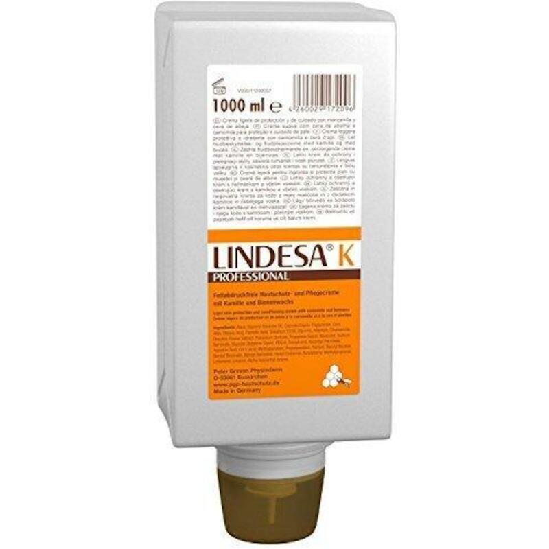 HUIDBESCHERM.SOFTBAG/1000ML LINDESA K PROFESSIONAL