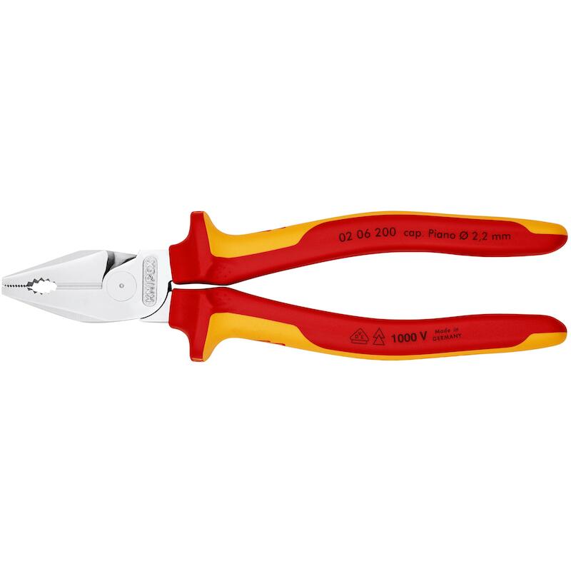 COMBINATIETANG VDE          02 06 - 200MM   KNIPEX