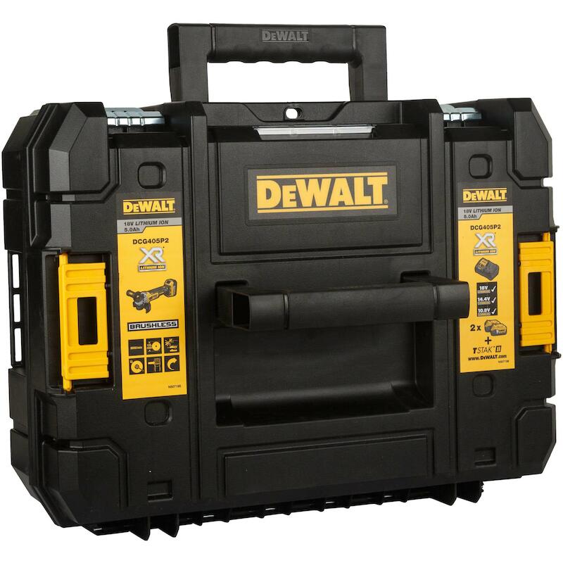 MEUL.D'ANGLE/ACCU 18V/2X5AH DCG405P2(TSTAK) DEWALT