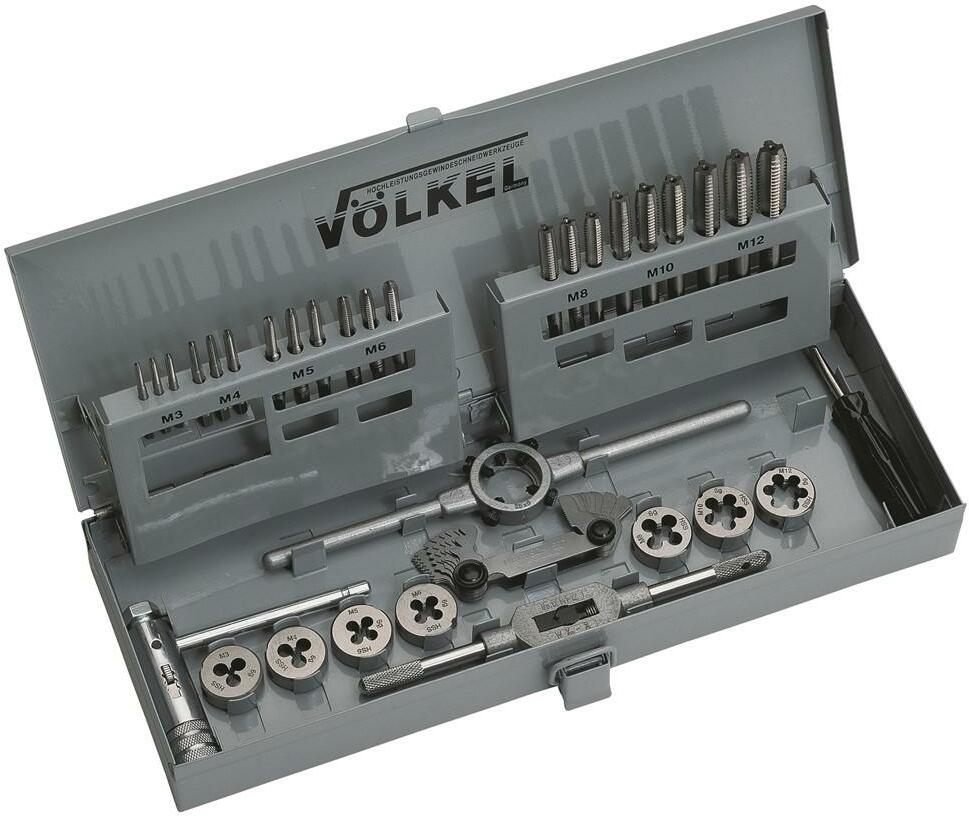 KIT DE COUPE DE FILETS - VOLKEL PV12 - HSS-G 3 - 12 MM METRIC (32 EA)