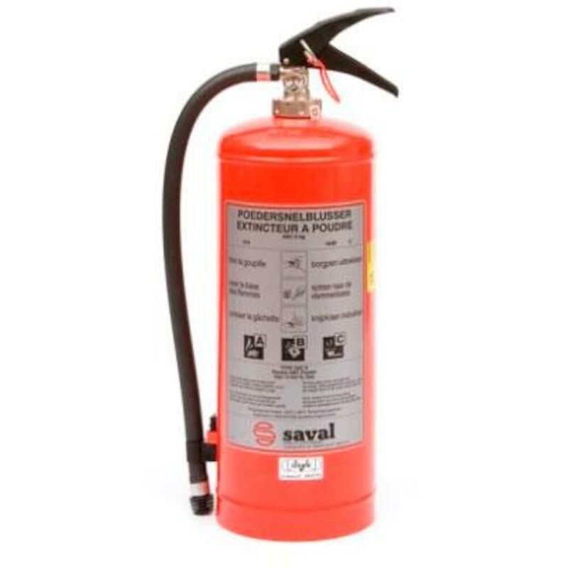 EXTINCTEUR À POUDRE 6KG     G6C-V            SAVAL