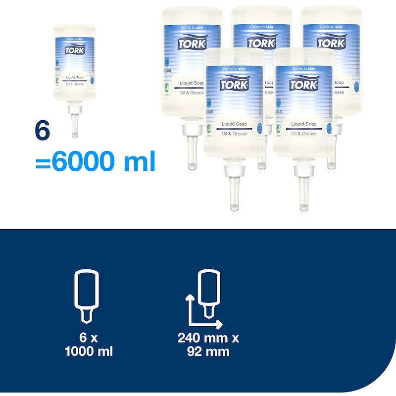 SKIN CLEANER HANDS - TORK 420401 - LIQUID PREMIUM 1000 ML