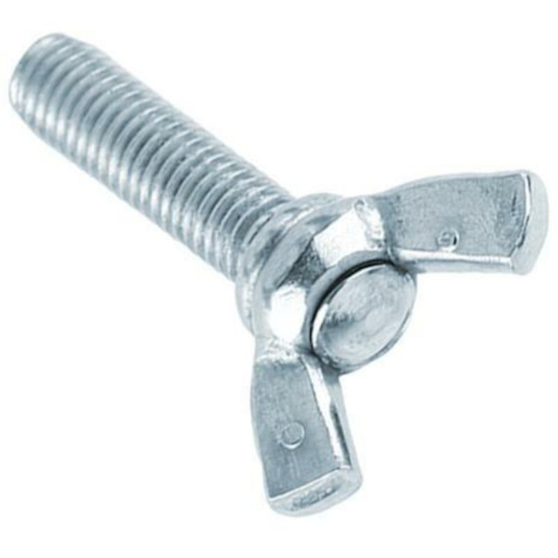 VLEUGELSCHROEF    316 - M 6 X 25 - ZN