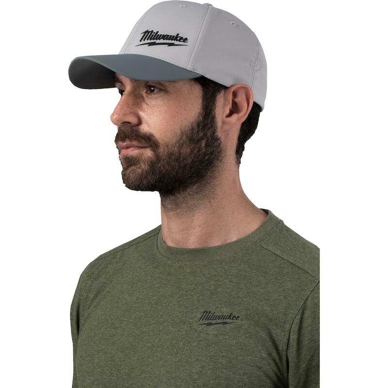 BASEBALL CAP GRIJS          BCPGR    S/M MILWAUKEE