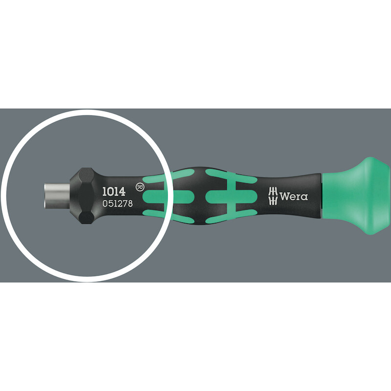 BITHANDHOUDER 1/4"     80MM 1014              WERA
